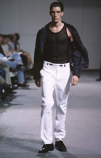 S/S1998 Helmut Lang Mesh Runway Tanktop