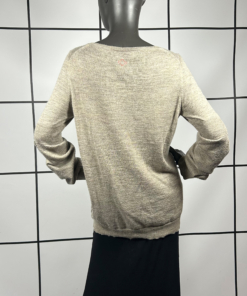 2000s A.F.Vandevorst Wool Longsleeve Top - Image 3