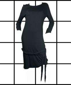 2010s Ann Demeulemeester Rayon Bondage Dress Top
