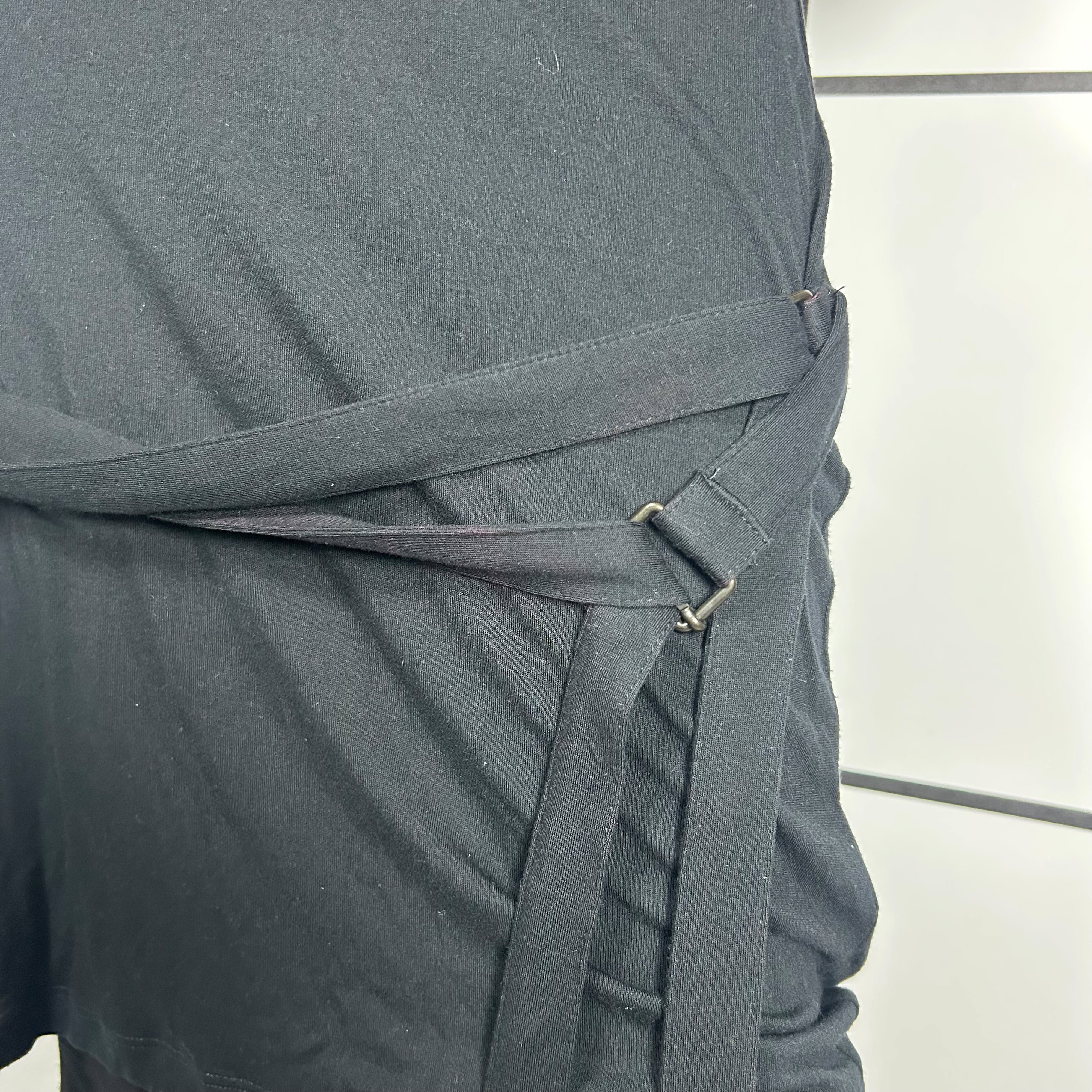 2010s Ann Demeulemeester Rayon Bondage Dress Top - Image 3