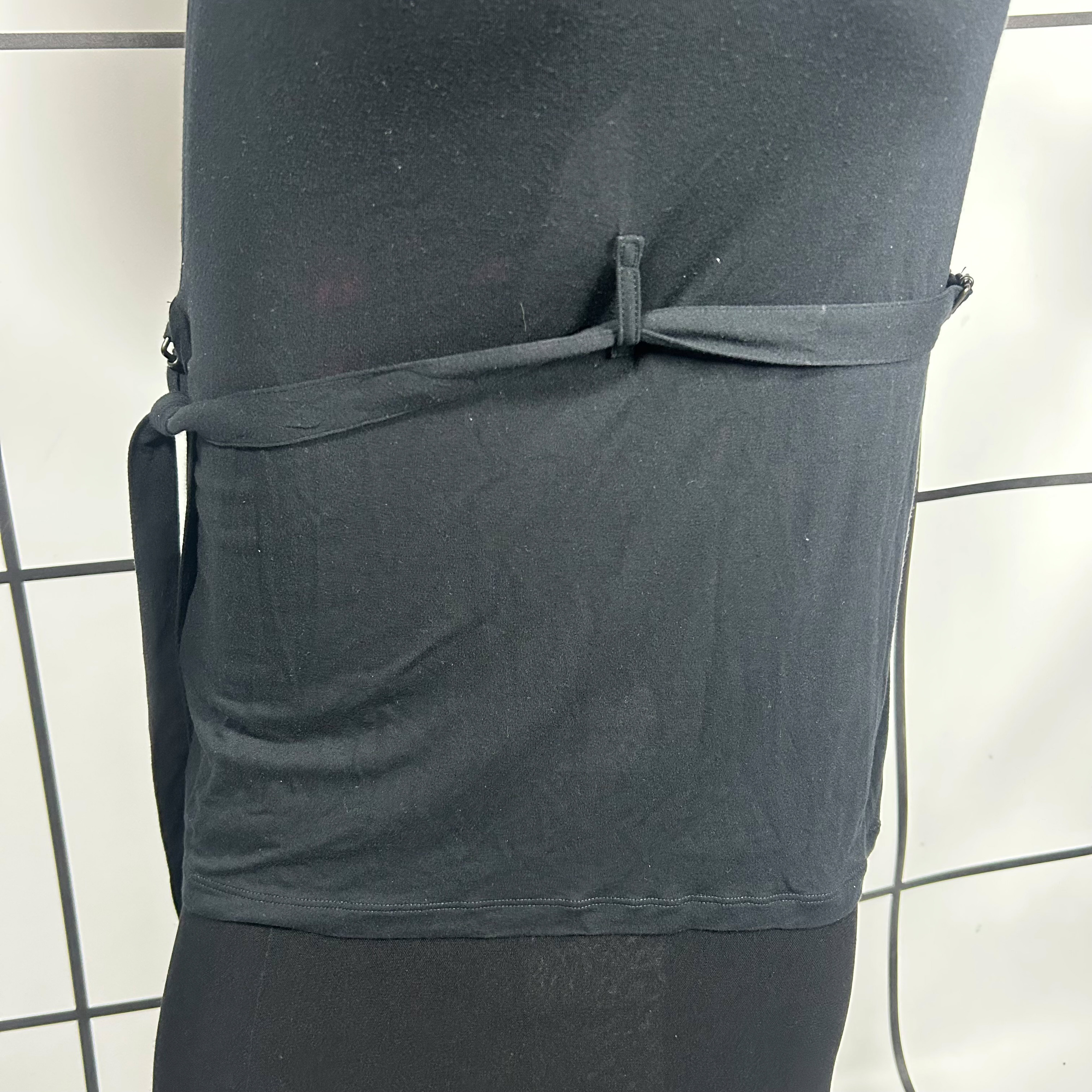 2010s Ann Demeulemeester Rayon Bondage Dress Top - Image 6