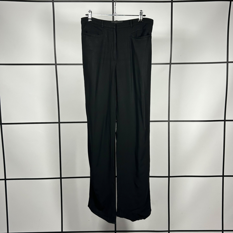 2000's Ann Demeulemeester Viscose Fleecewool Straight Leg Trousers