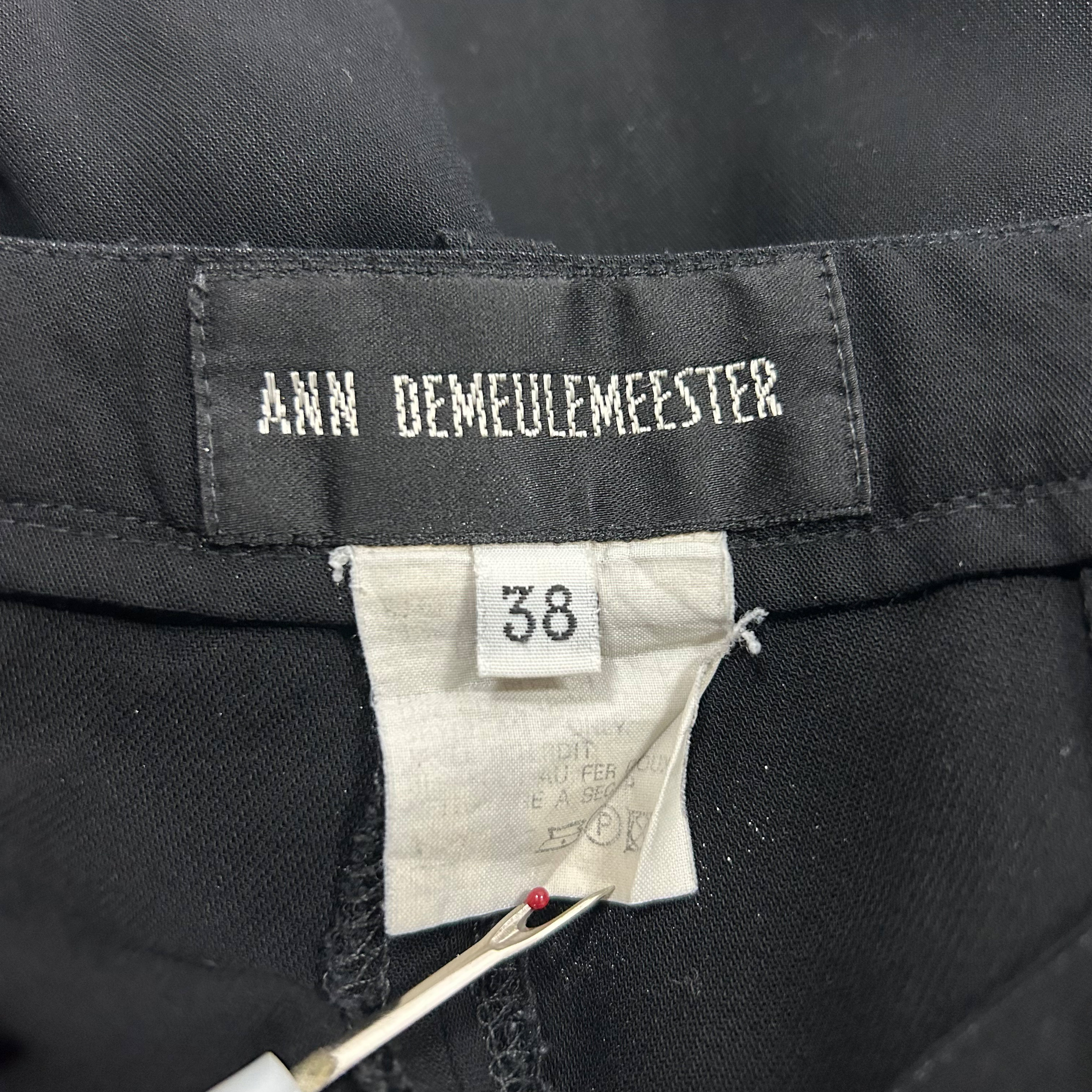 2010s Ann Demeulemeester Rayon Bondage Dress Top - Image 10