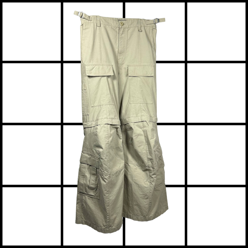 A/W2023 Balenciaga Flared Cargo Pants
