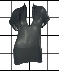 2000's Comme Des Garçons Shortsleeved Mesh Top