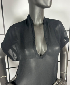 2000's Comme Des Garçons Shortsleeved Mesh Top - Image 2