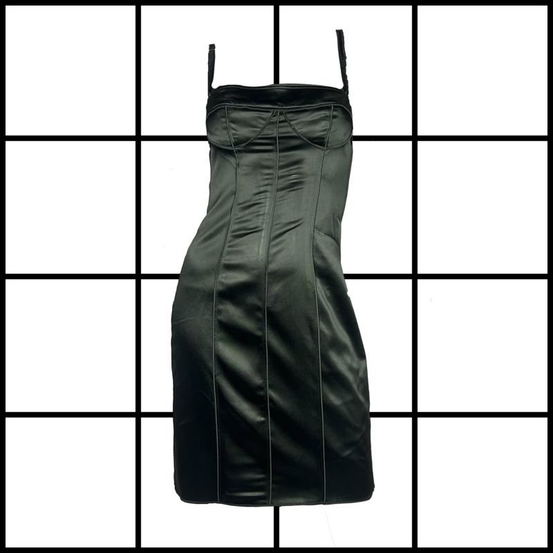 2000s Dolce & Gabbana Midi Bustier Dress