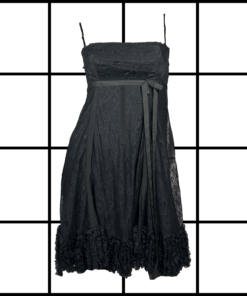 2000s Dolce & Gabbana Silk Lined Laced Mini Dress