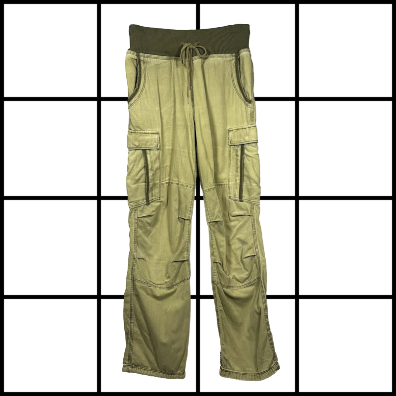 2000s GOA Cargo Drawstring Sweatpants