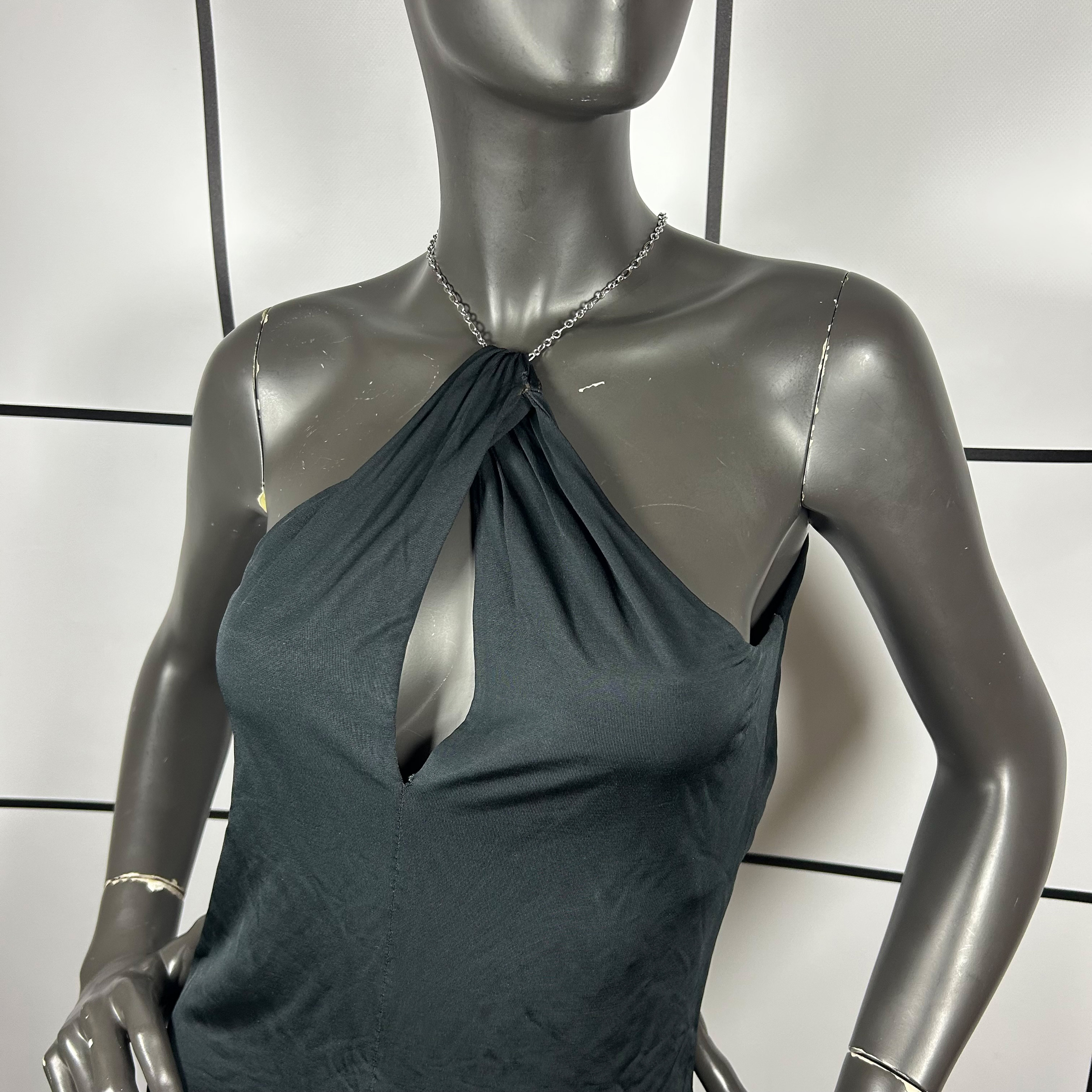 S/S2004 Gucci Tom Ford Silk Blend Chain Top - Image 4