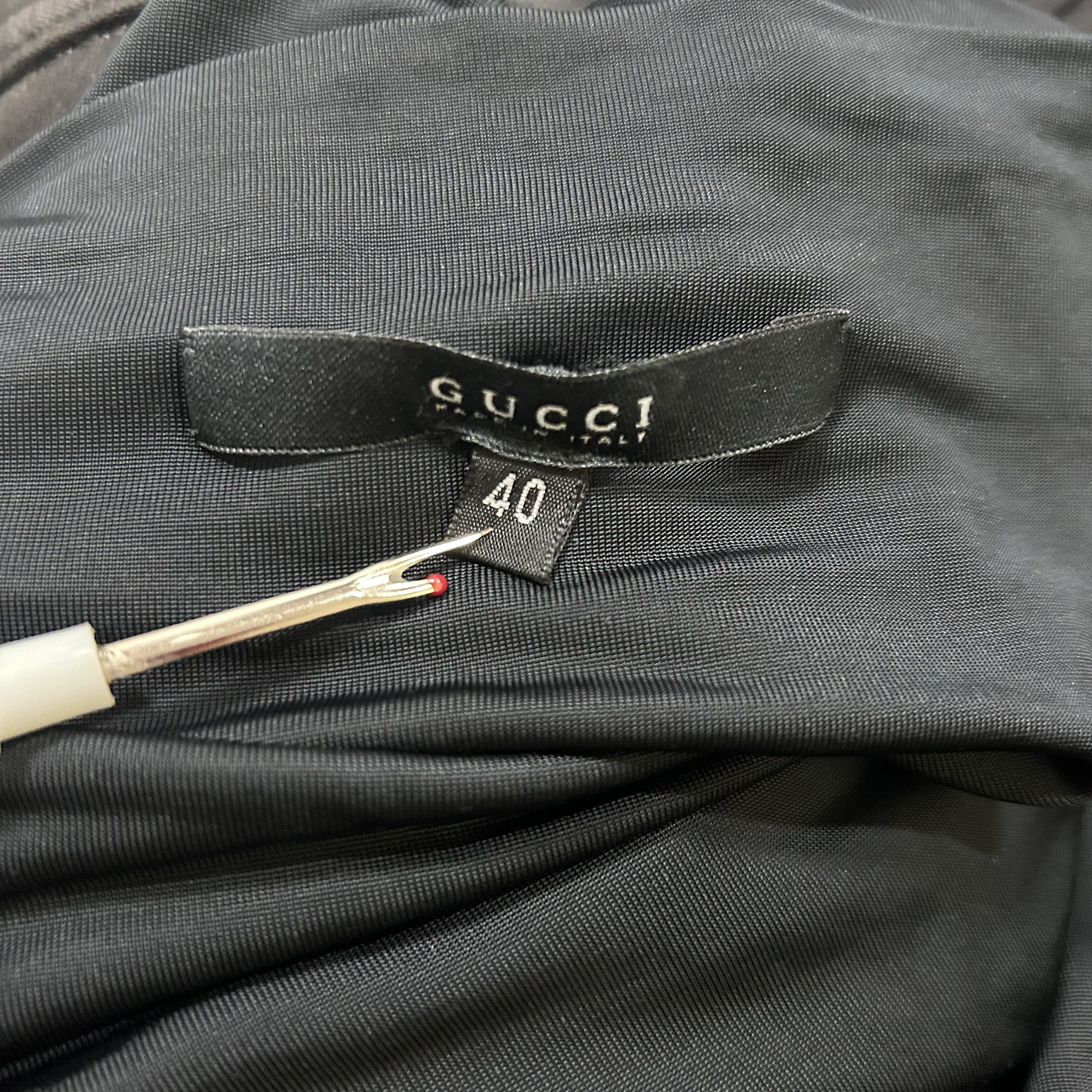 S/S2004 Gucci Tom Ford Silk Blend Chain Top - Image 5