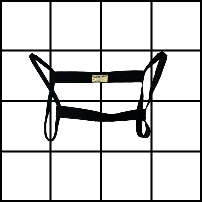 S/S1997 Helmut Lang Black Harness