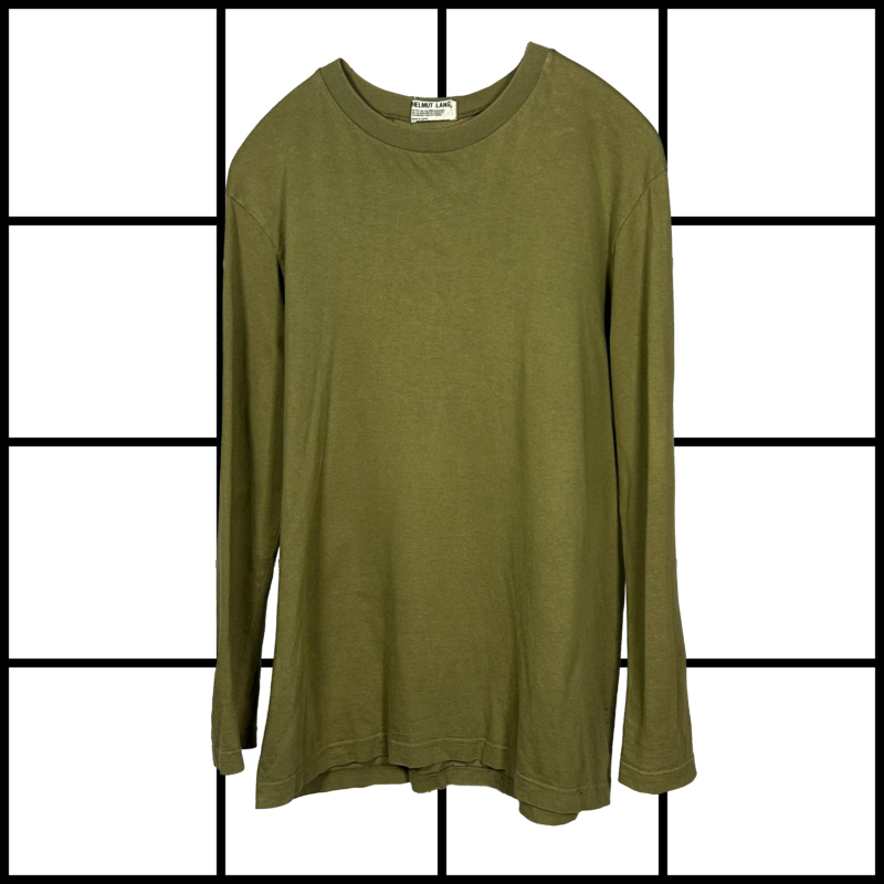 1990's Helmut Lang Made in Japan Green Longsleeve