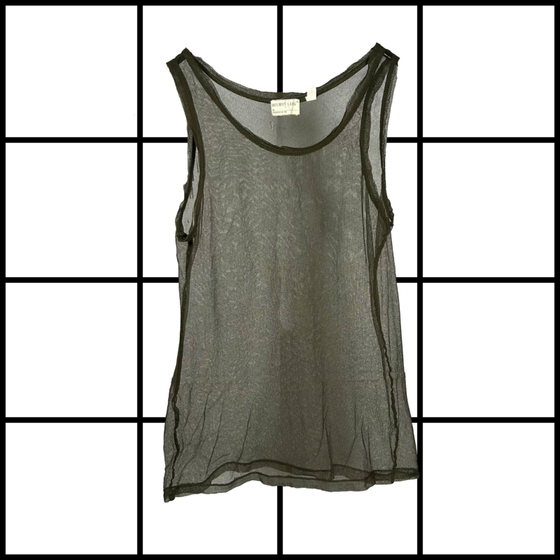 S/S1999 Helmut Lang Mesh Tanktop