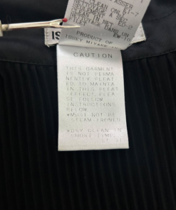 2000's Issey Miyake Pleated Formal Collar Shortsleeved Shirt - Image 9