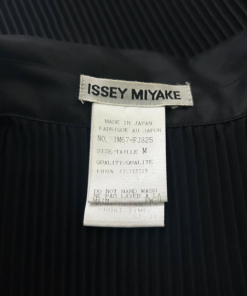 2000's Issey Miyake Pleated Formal Collar Shortsleeved Shirt - Image 7