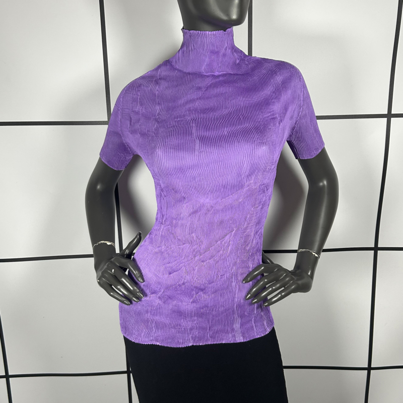 2000's Issey Miyake Pleated Mesh Top