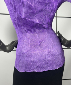 2000's Issey Miyake Pleated Mesh Top - Image 7