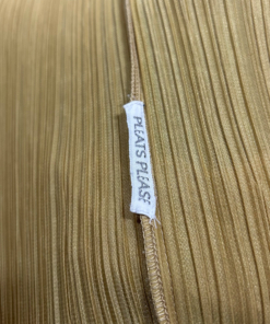 2000s Issey Miyake Pleats Please Mustard Cardigan - Image 8