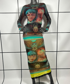 A/W1996 Jean Paul Gaultier Brazilian Currency Mesh Set