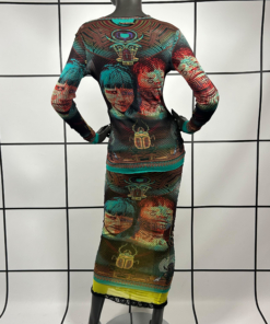 A/W1996 Jean Paul Gaultier Brazilian Currency Mesh Set - Image 4