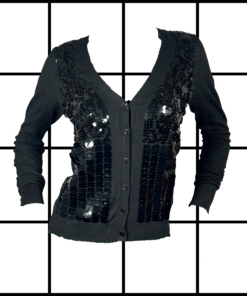 2000's Jean Paul Gaultier Sequien Button Up Cardigan