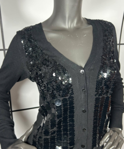 2000's Jean Paul Gaultier Sequien Button Up Cardigan - Image 2