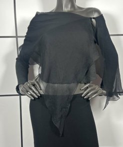 1990's Jean Paul Gaultier Soleil Silk Mesh Dress