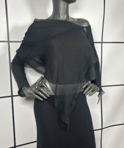 1990's Jean Paul Gaultier Soleil Silk Mesh Dress - Image 2