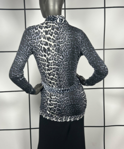 2000's Jean Paul Gaultier Belted Leopard Cardigan - Image 5