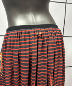 2000's Jean Paul Gaultier Soleil Feather Mesh Skirt - Image 5
