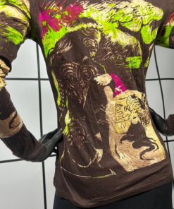 1990's Jean Paul Gaultier Classique Native Print Cardigan - Image 5