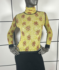 1990's Jean Paul Gaultier Classique Turtleneck with Mohair Detailing