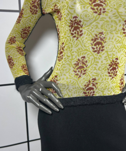 1990's Jean Paul Gaultier Classique Turtleneck with Mohair Detailing - Image 3