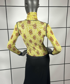 1990's Jean Paul Gaultier Classique Turtleneck with Mohair Detailing - Image 5