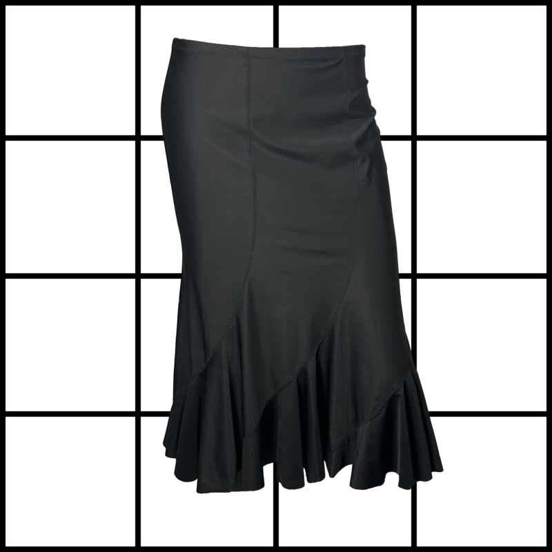 2000s Junya Watanabe Pleated Midi Skirt