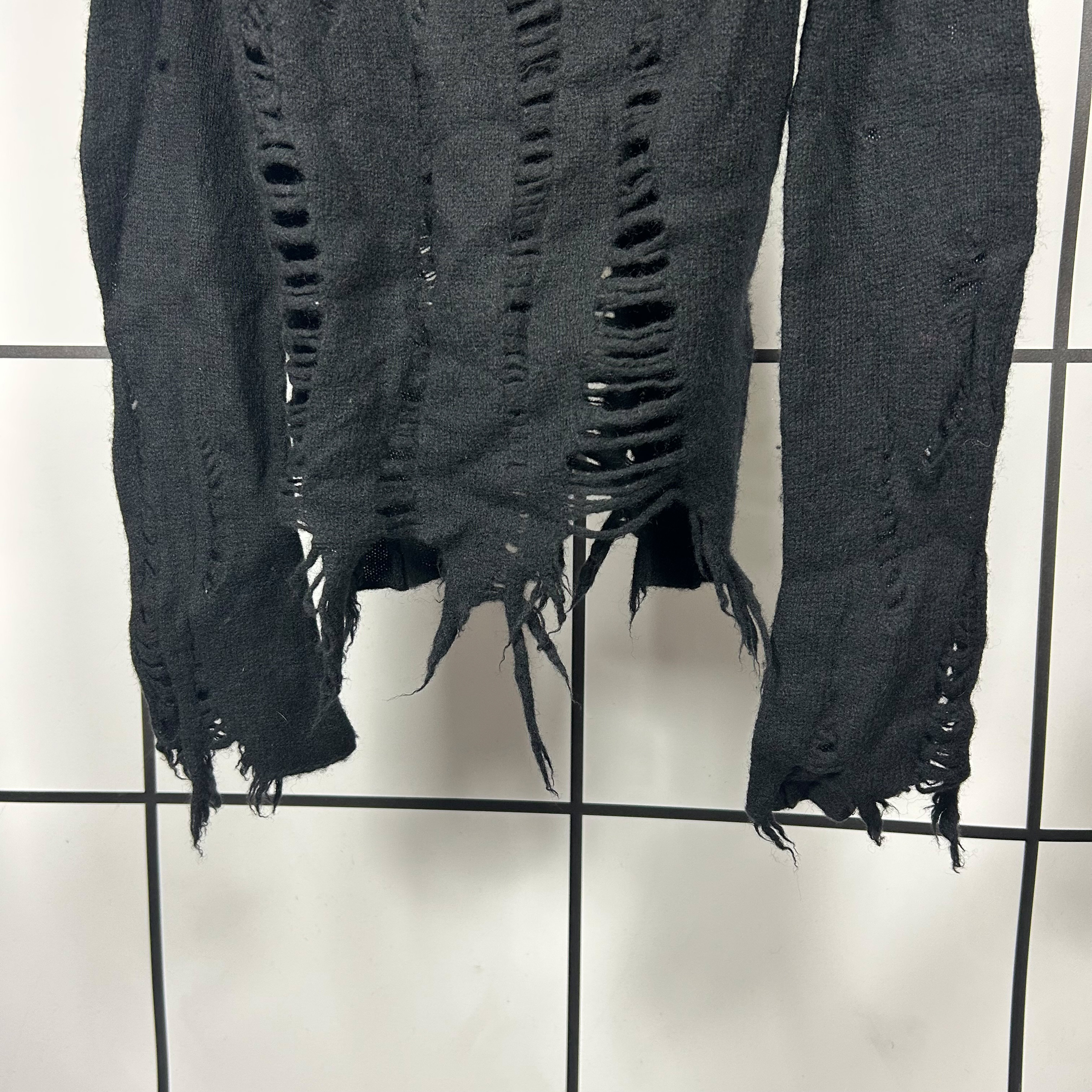 2000's Junya Watanabe Distressed Wool Sweater - Image 7