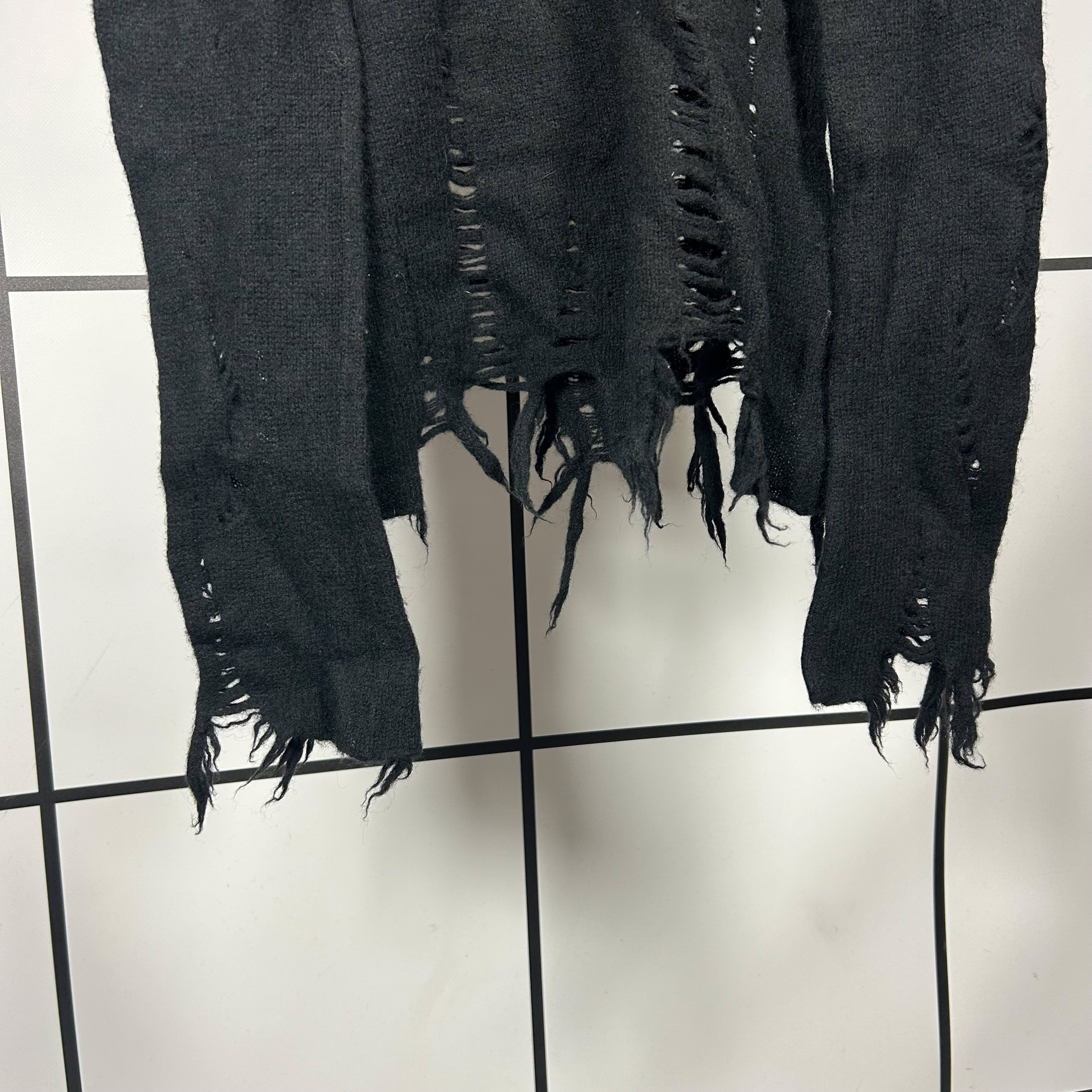2000's Junya Watanabe Distressed Wool Sweater - Image 4