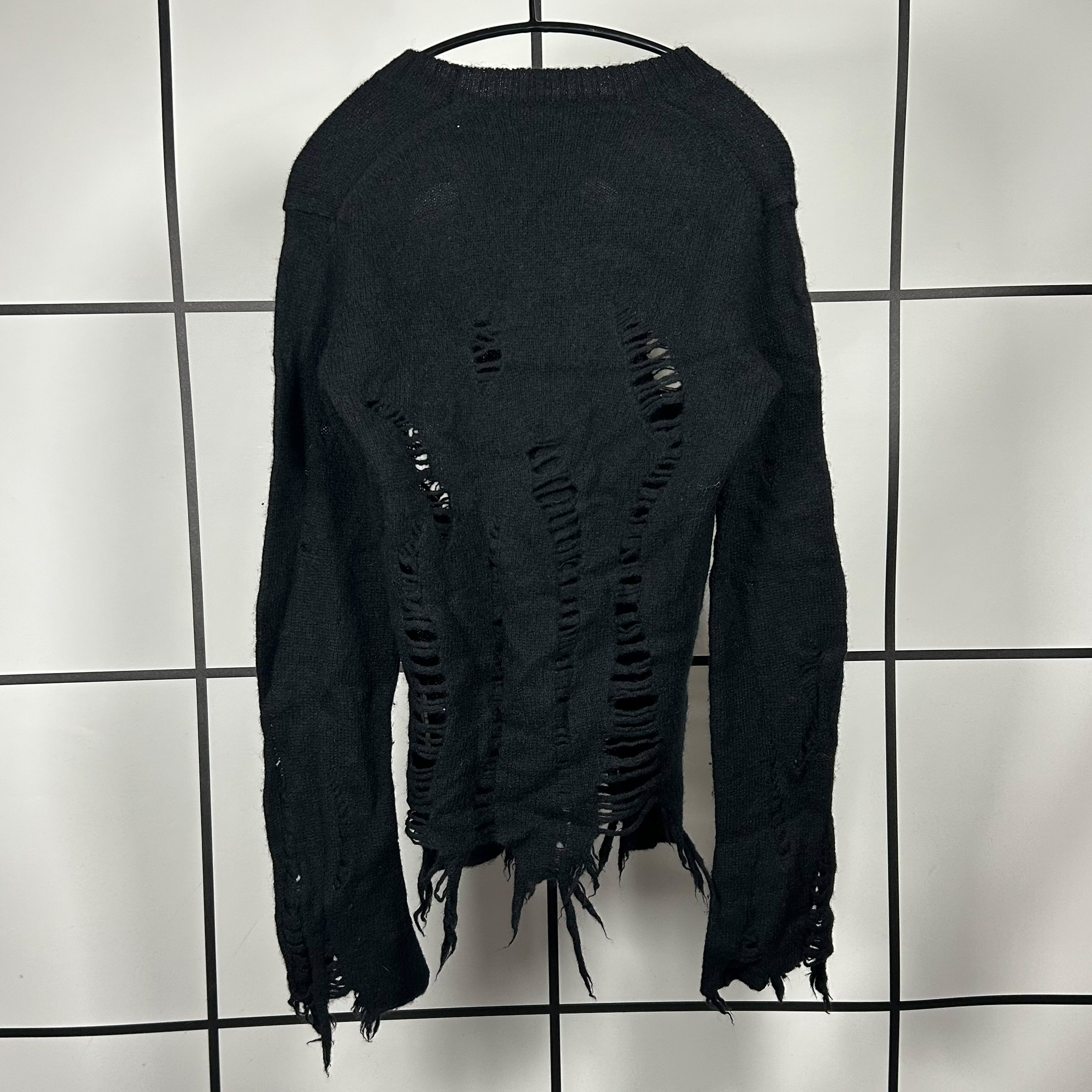 2000's Junya Watanabe Distressed Wool Sweater - Image 5
