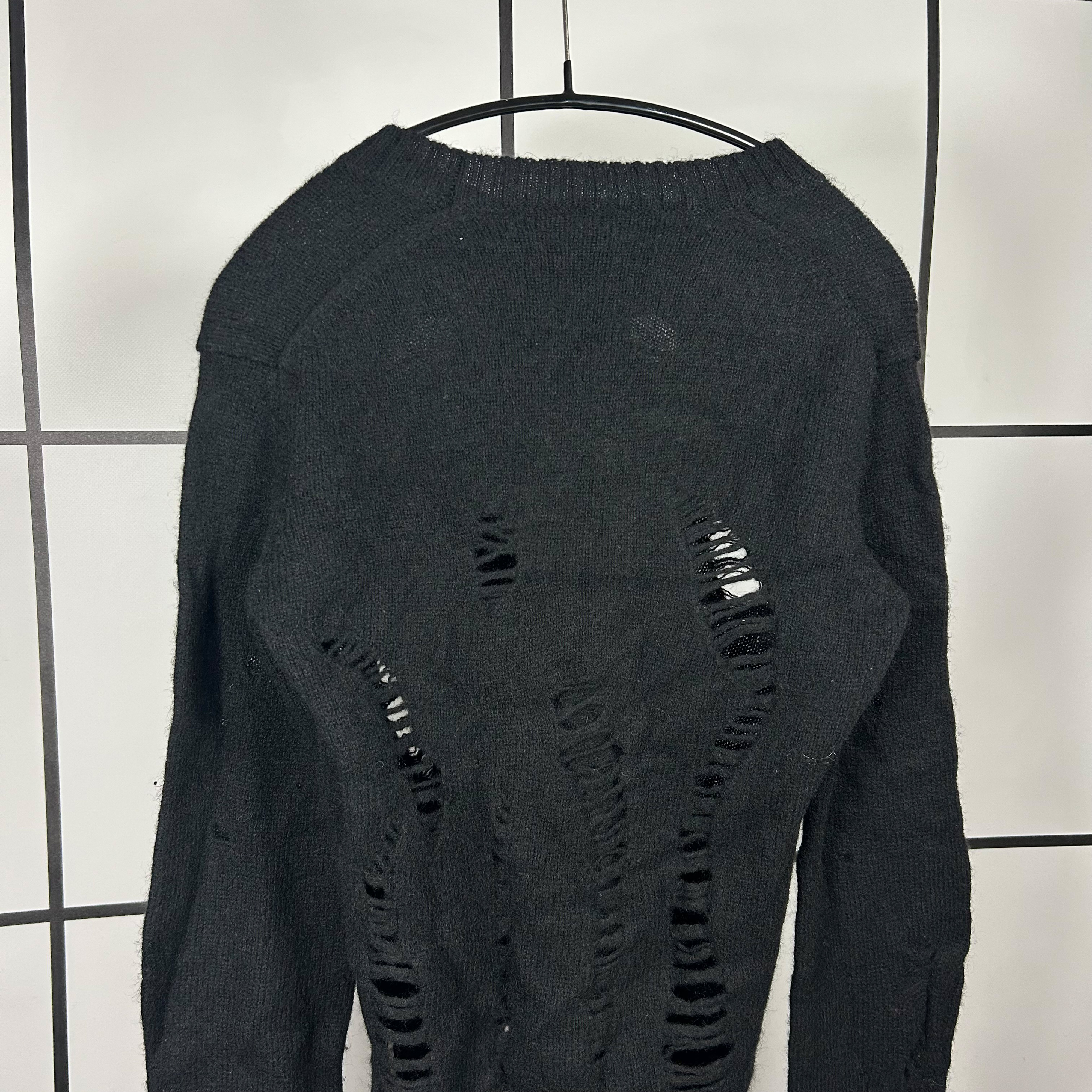 2000's Junya Watanabe Distressed Wool Sweater - Image 6