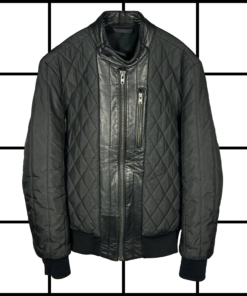 A/W2011 Maison Margiela Leather Panel Padded Down Jacket