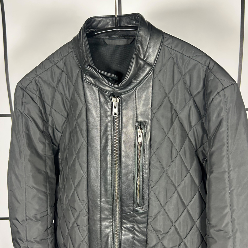 A/W2011 Maison Margiela Leather Panel Padded Down Jacket