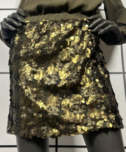 2000's Plein Sud Silk Top with Sequin Skirt - Image 3