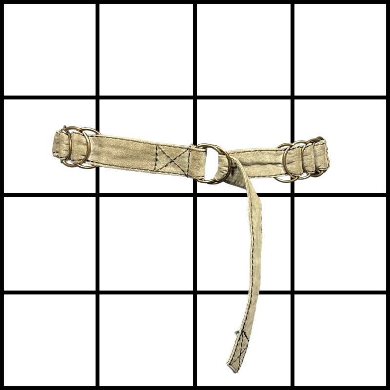 2000s Plein Sud Suede Multi Buckle Belt