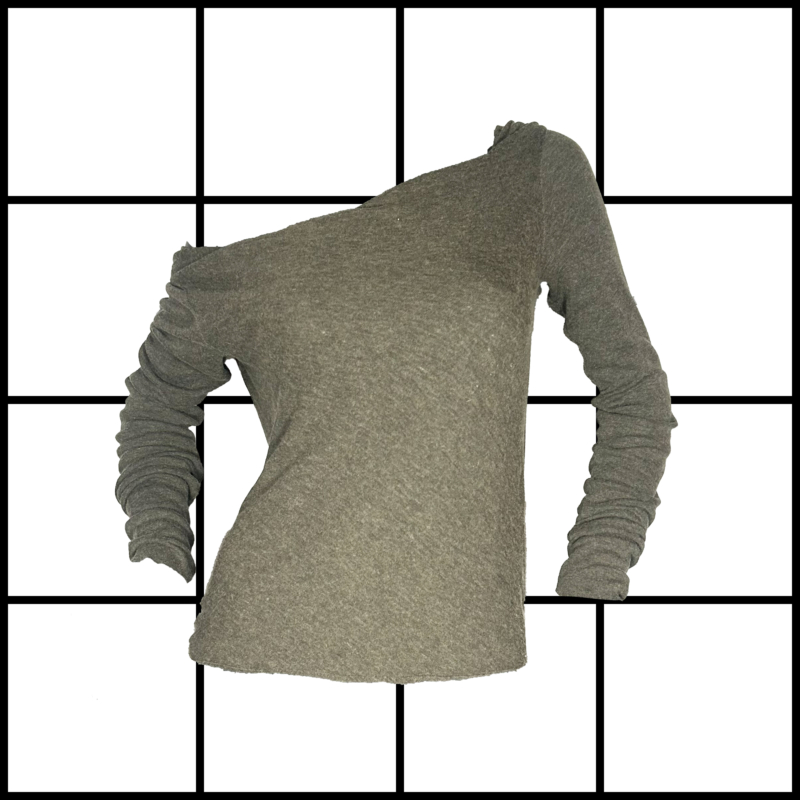 2000s Rick Owens Lilies Cashmere Blend Longsleeve Top