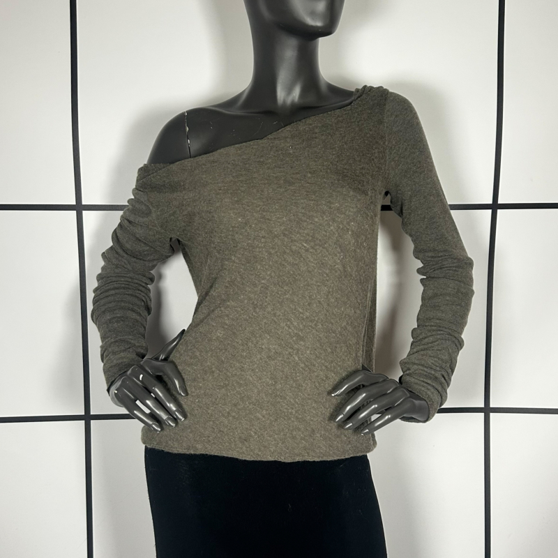 2000s Rick Owens Lilies Cashmere Blend Longsleeve Top