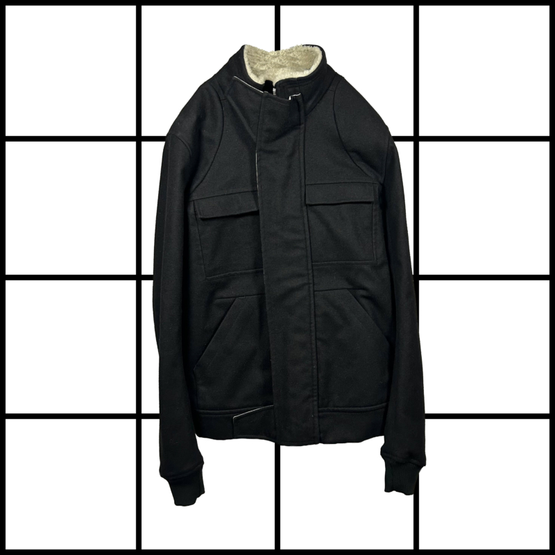 A/W2008 Rick Owens STAG Shearling Wool Biker Jacket