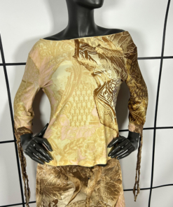 A/W2001 Roberto Cavalli Runway Silk/Poly Set - Image 2