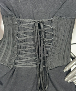 2010's Roberto Cavalli Class Chained Turtleneck Corset Top - Image 4