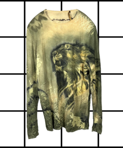 2000s Roberto Cavalli Class Tiger Print Longsleeve Tshirt